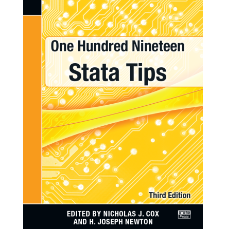 One Hundred Nineteen Stata Tips, Third Edition